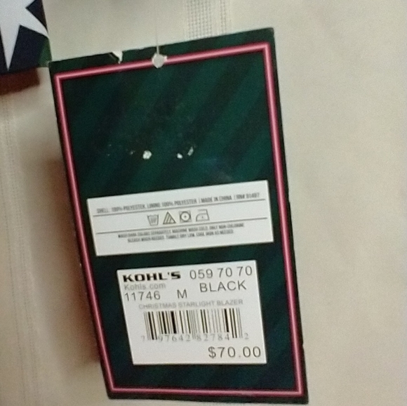 Men's Christmas Starlight jacket Size M - Picture 14 of 14